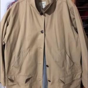 LL Bean Lined Barn Coat